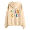 thumbnail image 3 of Teacher Hoodies for Women 2025 Zip Up Hoodie with Pockets Y2K Back To School Outfits Hooded Sweatshirt Women Jacket, 3 of 6