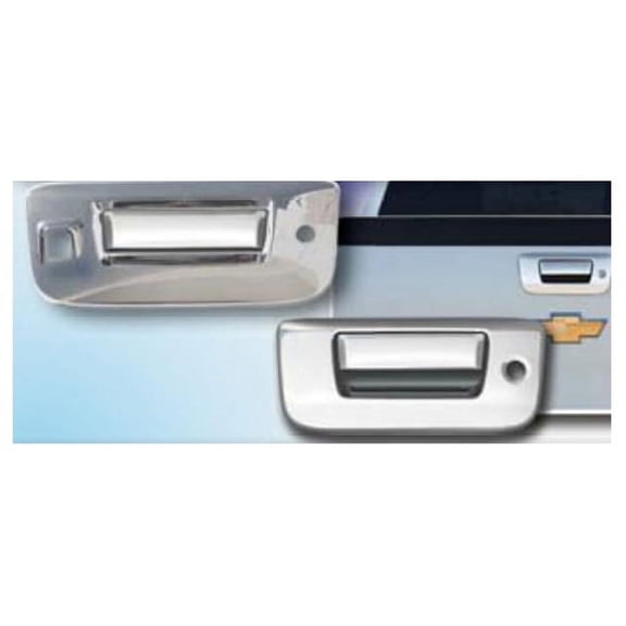 Chrome Tailgate Handle Trim 2Pc Fits Chevry Silverado GMC Sierra DH47184 QAA