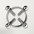 thumbnail image 2 of SIfdSeng Stainless Steel Zircon Jewelry Nipple Rings Non Piercing Clamp on for And, 2 of 4