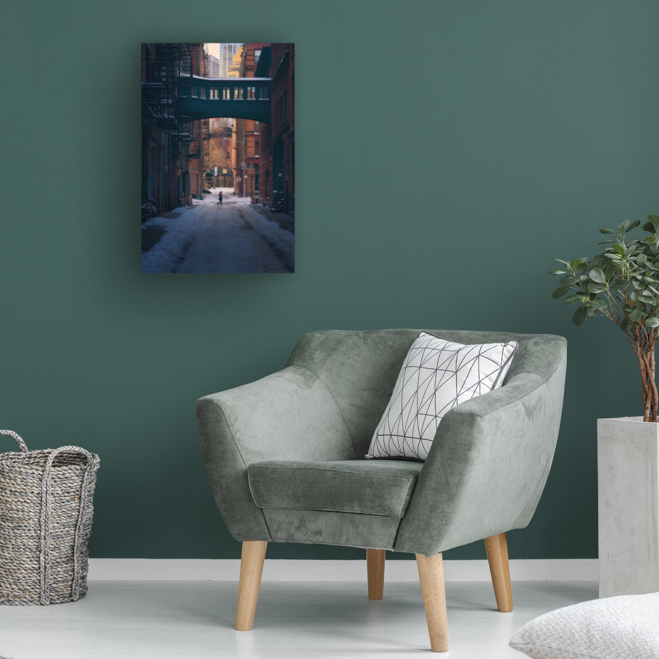Trademark Fine Art Javier de la Under the Skybridge Canvas Wall Art