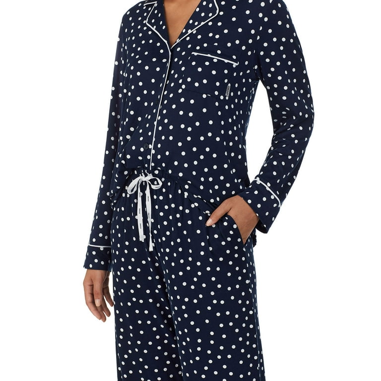 Buy DKNY Signature Grey Notch Collar Pyjama Set from Next Luxembourg