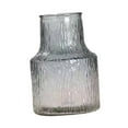 thumbnail image 3 of deevoka Glass Flower Vase Creative Round Flower Jug for Table Drawing Room Fireplace Gray, 3 of 9