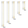 thumbnail image 6 of Soumake 5Pcs Extension Chain Non-Fading Double Head Lobster Clasp Diy Jewelry Metal Necklace Extender Chain Links Home Supplies, 6 of 8