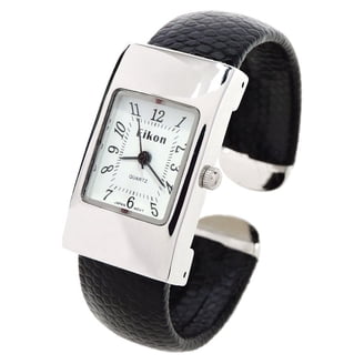 STC Silver Western Style Decorated Bangle Cuff Watch for  display picture 2