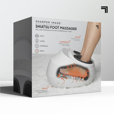 Sharper Image - Shiatsu Foot Massager - White