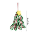 thumbnail image 2 of Christmas Lollipop Ornaments, 12PCS Colorful Candy Cane Hanging Decorations, Mini Polymer Clay Peppermint Ornaments for Xmas Tree, Holiday Party, Home, Kitchen, and Winter Wonderland Décor, 2 of 5