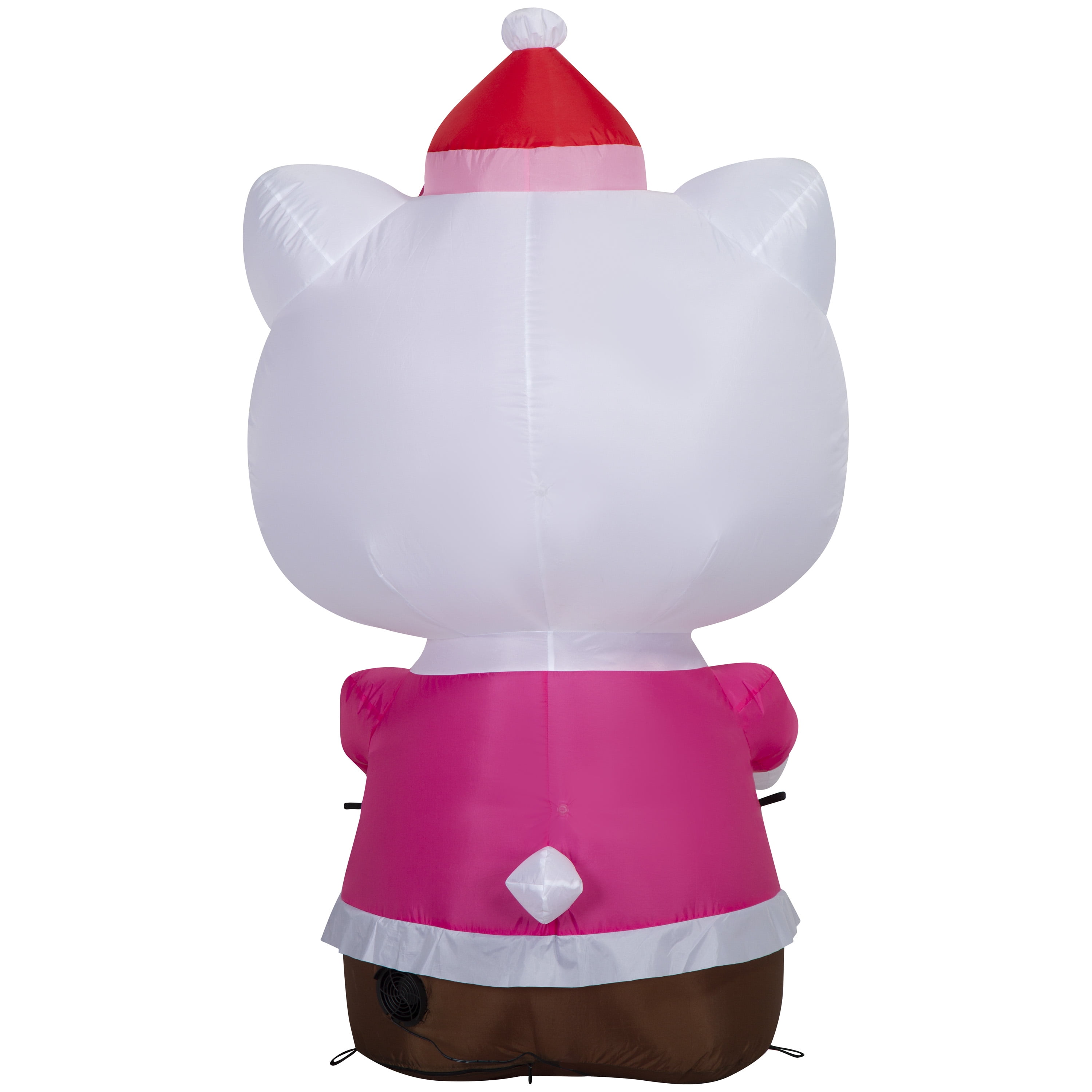 4.5 ft Hello Kitty in Dress Christmas Airblown Yard Inflatable, Multicolor, by Sanrio