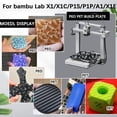 thumbnail image 4 of Plataforma de impresora 3D Sahvaim PEO PET Bambu Lab para X1C/X1/X1E, 4 of 7