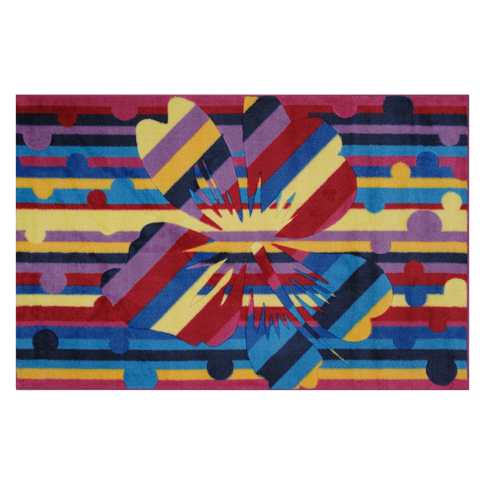 Fun Rugs Supreme TSC250 Psuedio Area Rug Multicolor