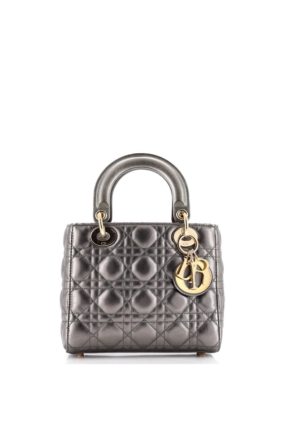 Pre-Owned Dior My Lady Bag Cannage Quilt Lambskin By Rebag