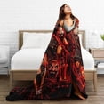 thumbnail image 5 of Bray Wyatt Blanket, Super Soft Throw Blanket For Couch Sofa Bed, Cozy Lightweight Warm Flannel Blanket, 80"X60", 5 of 9