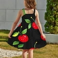 thumbnail image 5 of Hrsba Kids Summer Dress,Casual Sleeveless Dress for Girls,2-12 Years Girls' Summer Casual Sleeveless Round Neck Button With Pockets Dress, 5 of 5
