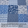 thumbnail image 4 of Juego de colcha Mybedsoul Blue Boho Queen, tamaño queen, 3 piezas, 4 of 6