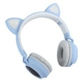 thumbnail image 3 of Dioche Cat Ear 5.0 Headphone LED Noise Cancelling Headset Support FM, 3 of 8