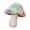 C, variant on B Rainbow Mushroom Plush Pillow For Childrens Room Decoration Soft Cushion Doll Home Decor 12.59 Inch Unisex
