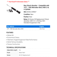 thumbnail image 2 of Rear Shock Absorber - Compatible with 1977 - 1983 Mercedes-Benz 240D 2.4L 4-Cylinder 1978 1979 1980 1981 1982, 2 of 2