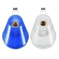 thumbnail image 3 of Unique Bargains Blue White Ellipse Oval Joystick Rocker Ball Top Handle for Arcade Game, 3 of 5