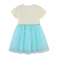 thumbnail image 4 of Uuszgmr Toddler Girls Short Sleeve Prints Dress Dance Party Dresses Clothes Light Blue,Size:4-5 Years, 4 of 6