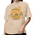 thumbnail image 2 of Wild & Free Nature Art Women's Natural T-shirt, 2 of 3
