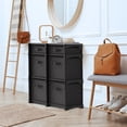 thumbnail image 3 of Clara Clark Cube Storage Organizer Black 10 Count, 3 of 7