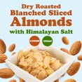 thumbnail image 4 of Dry Roasted Blanched Sliced Almonds with Himalayan Salt, 3 Pounds – Perfectly Oven Toasted for Maximum Flavor, Lightly salted, No Oil Added, Vegan, Kosher, Bulk – by Food to Live, 4 of 7