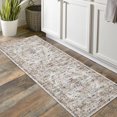 thumbnail image 3 of Haperlare Vintage Runner Rugs for Hallway Oriental Distressed Washable Non Slip Laundry Rug Runner Rugs for Entryway,Brown,2'x6', 3 of 7