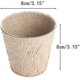 thumbnail image 2 of 100 Stck Abbaubare Anzuchttpfe Runde 8 Cm, Biologisch Abbaubare Pflanztpfe Samentpfe Fr Smlingen, Saate, Stecklingen Mit 100 Stck Plastik Pflanzschild, 2 of 5