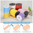thumbnail image 4 of Uxcell 1/4" Double Fold Bias Tape Polyester Continuous Bulk Bias Tape for Sewing Seaming Light Orange 55 Yards, 4 of 6