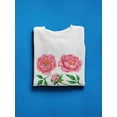 thumbnail image 3 of Peonies Watercolor Style. Sweatshirt Women -Image by Shutterstock, Female x-Large, 3 of 4