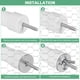 thumbnail image 4 of Uxcell 2-Pack Posaderos de Cuerda para Jaulas de Aves, 13.8 in de Longitud, Posadero de Cuerda Flexible con Agarre Cómodo para Aves, Plataforma de Arena para Masticar el Pico y las Patas [Rosa Cian], 4 of 7
