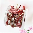 thumbnail image 6 of TABLZONE Christmas Ribbon Rolls Wired Xmas Decorations 1 Roll Multi Design, 6 of 8