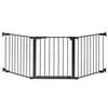 KidCo Custom Fit Auto Closing ConfigureGate Baby Gate w/ 30 In Door, Black