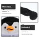 thumbnail image 5 of Adorable gorro de animalito de peluche, estilo esquí de invierno, con orejeras de dibujos animados y capucha de pingüino. Ideal para carnaval, cosplay y actuaciones en el escenario., 5 of 7