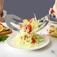thumbnail image 4 of 2 piezas Tenedor de ensalada Servidor de acero inoxidable Servidores Manos Lanzadores Pinzas para sándwich Creativo, 4 of 6