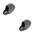 thumbnail image 4 of Qarigey Gorros de natación Pelo Largo Limpio Piscina Hombres Mujeres Accesorios de playa Color sólido Gorro de baño impermeable para surf Kayak Gris claro 2piezas Qarigey CBP340934, 4 of 6