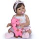 thumbnail image 1 of Lifelike Reborn Dolls Baby Girls Soft Silicone Full Body Newborn Baby Dolls Washable Mini Toddler Toy for Kids Great Gift heqiyong LED, 1 of 2