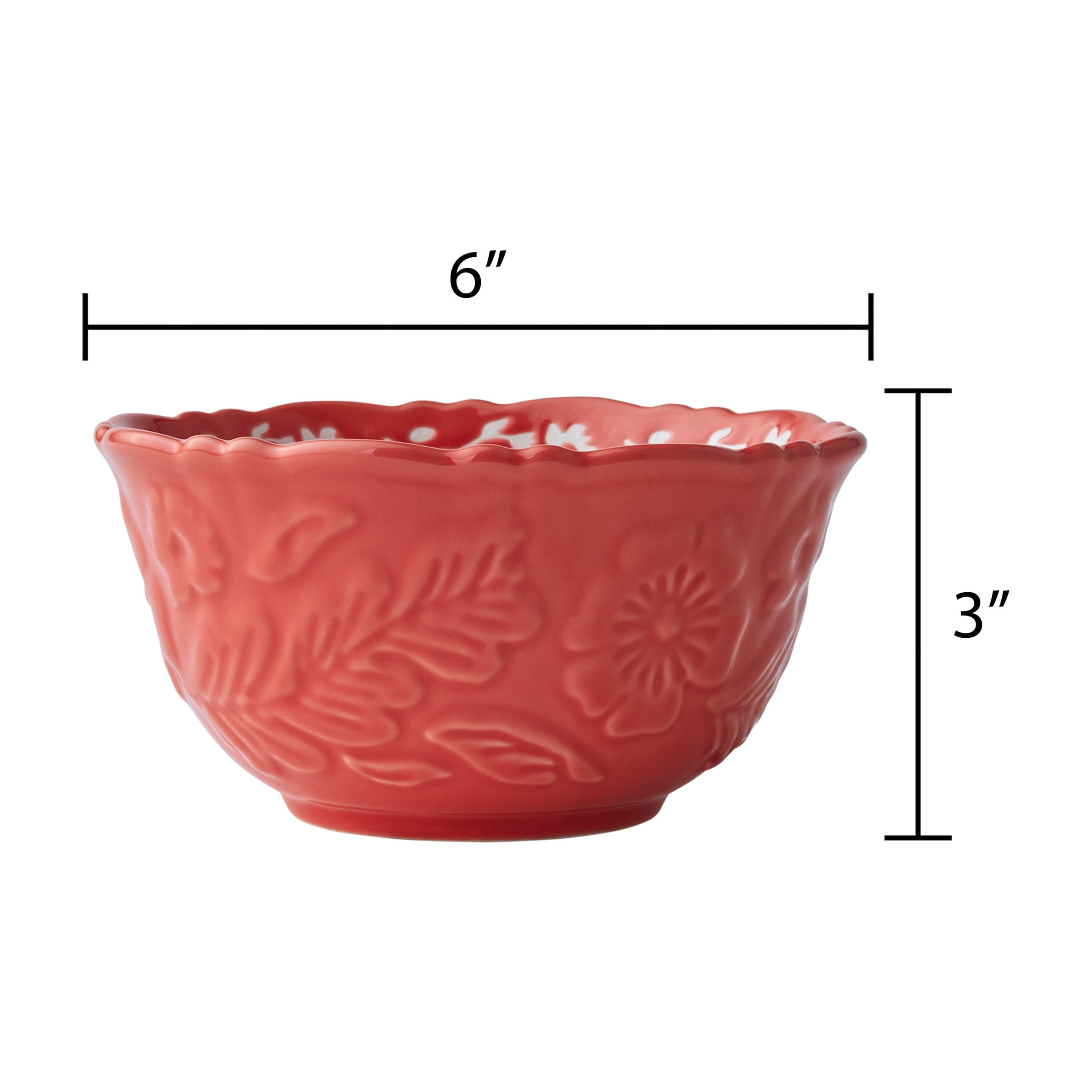 The Pioneer Woman 3pc Embossed Stoneware Serve Bowl Set