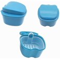 thumbnail image 4 of Denture Case Orthodontic Dental Retainer Box False Teeth Storage Container Denture Cleaning Box, 4 of 5