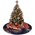 thumbnail image 4 of The N·Ig·Ht·Ma·Re B·Efore Ch·RIST·Mas Christmas Tree Skirt, New Year Festive Holiday Party Decorations 48", 4 of 4