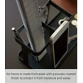 thumbnail image 5 of Yamazaki Home Desk Organizer, Black, Steel, No Assembly, 5 of 6