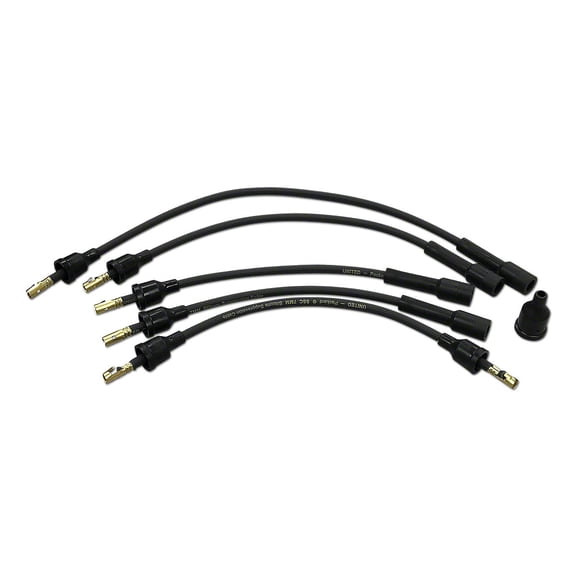 Spark Plug Wiring Set (Pre-assembled) w/ Straight Boots Fits Allis Chalmers Cockshutt White / Oliver Tractor          225084 225613 229867 70225084 70225613 70229867 TO7529 RO7528 TG076241H237