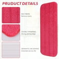 thumbnail image 3 of Replacement Microfiber Mop Pad for Rubbermaid Reveal Spray Mop -12 Pack 16.5" Wet & Dry Floor Cleaning Refills Reusable Fit for Any Microfiber Reveal Flat Mop, 3 of 7