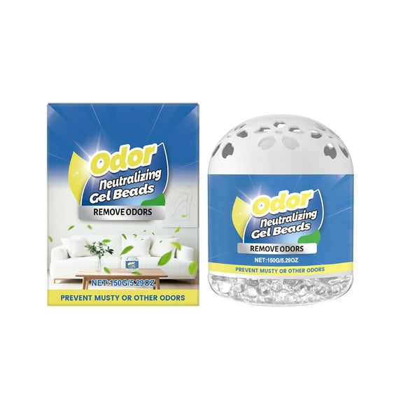 Odor Neutralizing Gel Beads Air Freshener Long Lasting Deodorizer for Home Office Bathroom and Pet Areas Remove Unpleasant Smells