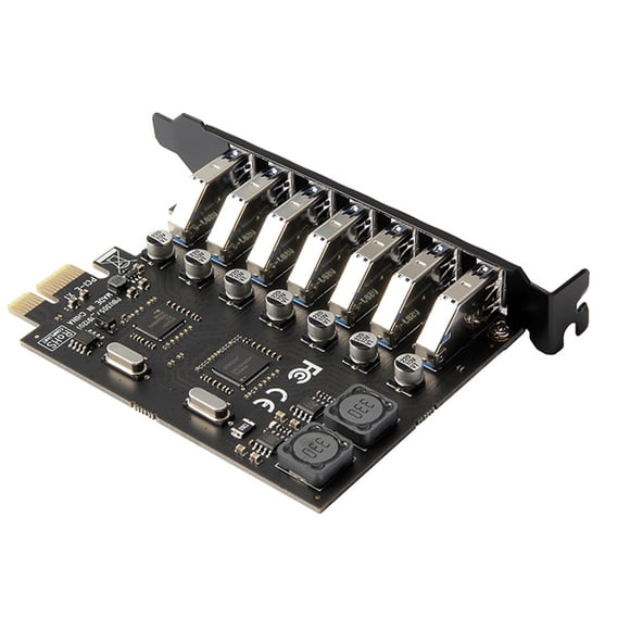 APPLAYERR 7-Port USB 3.0 PCI Express Card for Simultaneous Device Connections, No Extra Power Needed