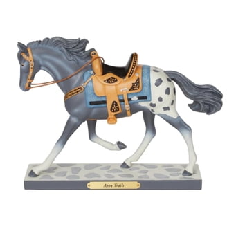 Trail of Painted Ponies Crossing Rainbow Bridge Horse Figurine 5.5