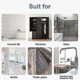 thumbnail image 3 of 12pcs Self-adhesive Brackets For Wardrobe Glass Holder, 3 of 5