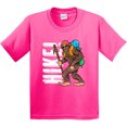 thumbnail image 3 of Inktastic Bigfoot Trail Hike Hiking Sasquatch Youth T-Shirt, 3 of 5