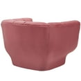thumbnail image 4 of Modway Entertain Vertical Channel Tufted Performance Velvet Armchair Set of 2 in Dusty Rose, 4 of 4