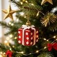 thumbnail image 4 of Tepsmf Christmas Hanging Ornaments Santa Snowman Candy Cane Tree Pendants Festive Decor for Indoor Xmas Party Holiday Scene Decoration, 4 of 6