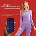 thumbnail image 5 of Winter Electric Heating Underwear Tops Pants Smartphone Thermal Control Usb Charge Heated Power Bank Included, 5 of 10